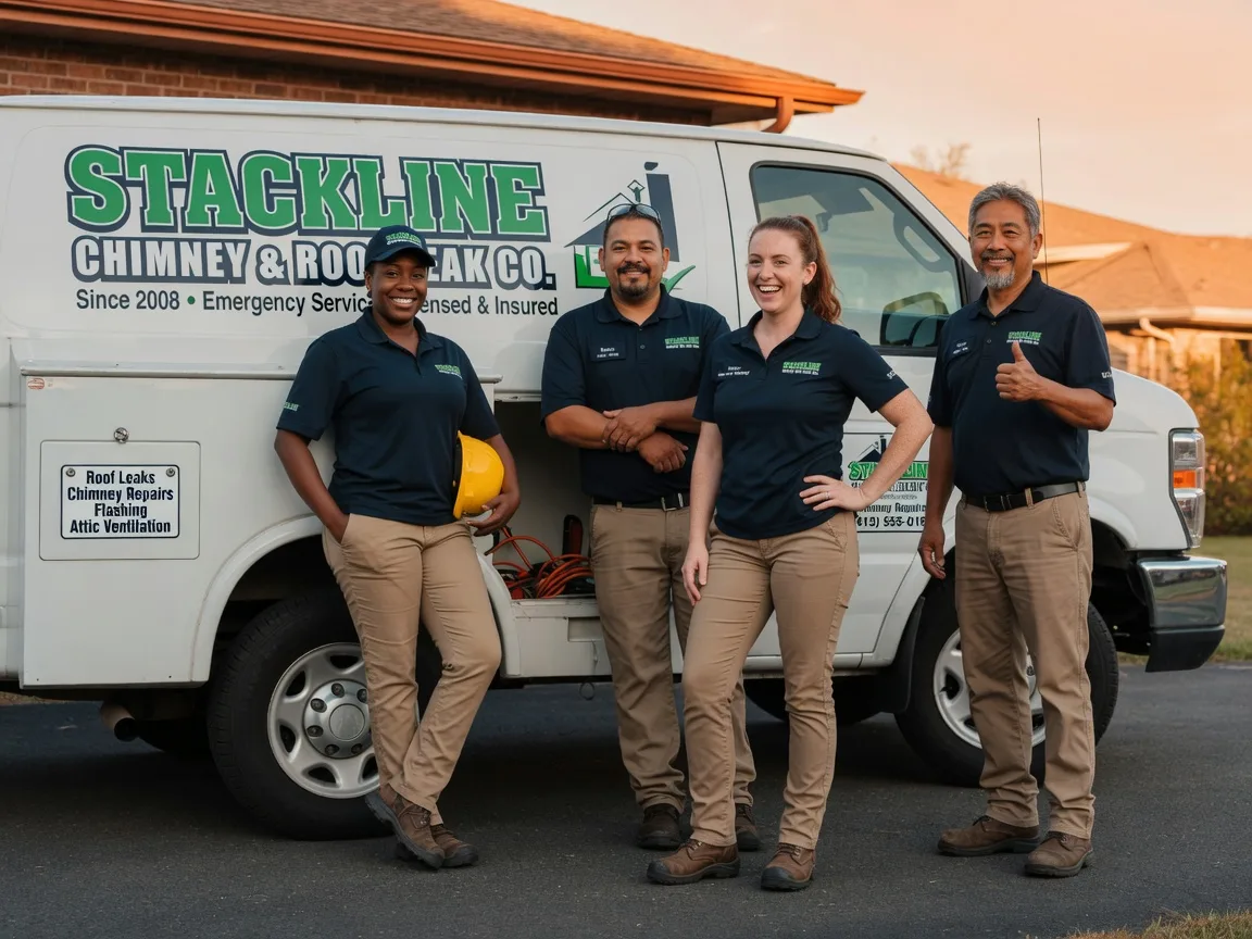 Chimney flashing repair company in Ringgold, TX